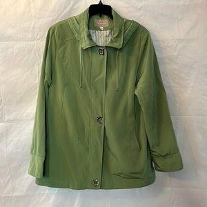 Croft & Barrow Lined Rain Jacket Size L